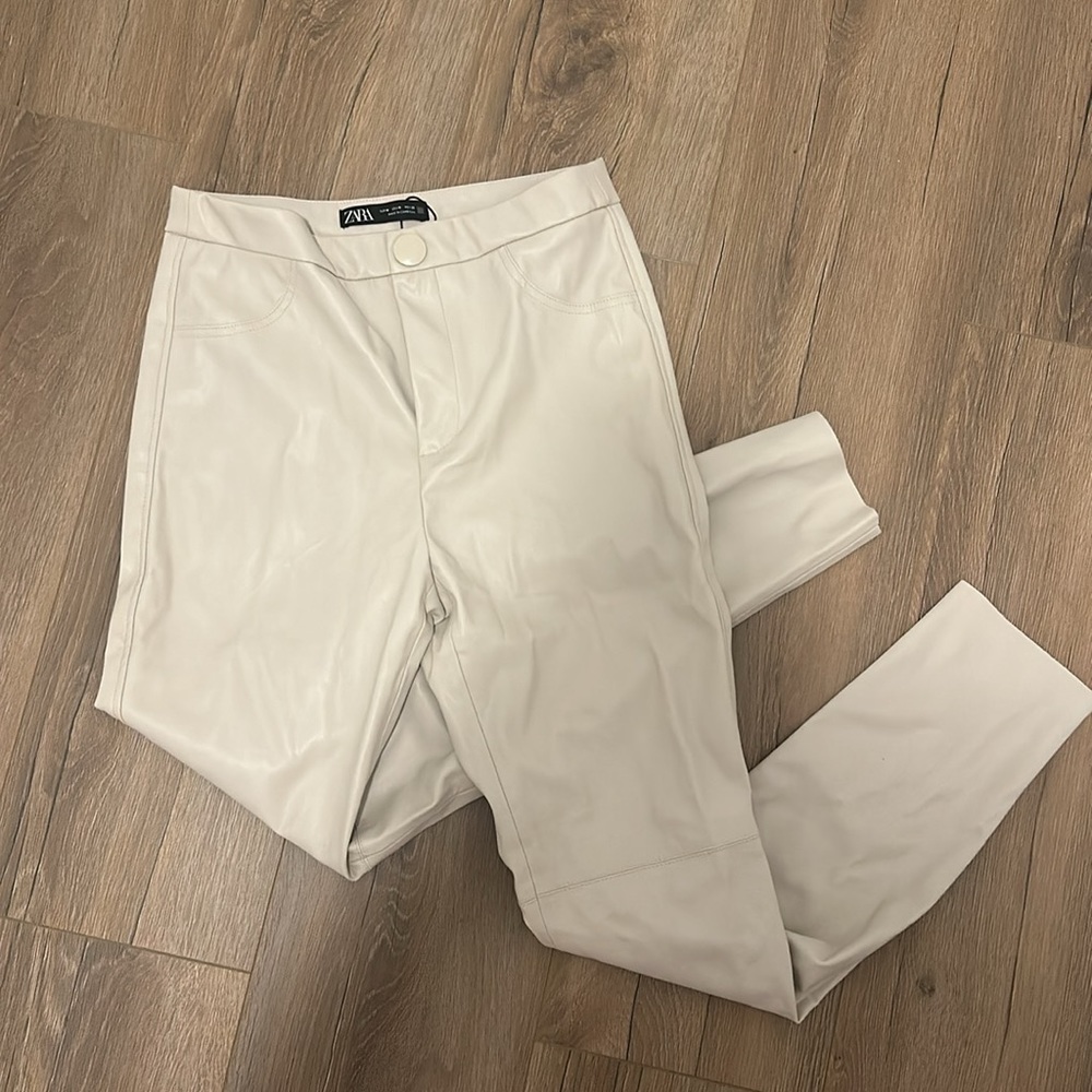 Zara faux leather pants